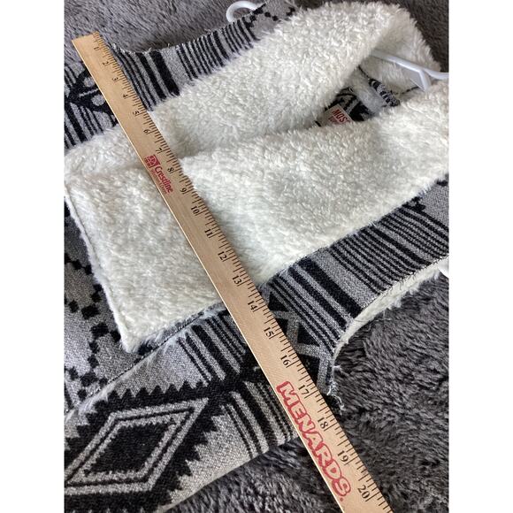 Ming Wang Women's Striped Floral Knit Cardigan Jacket Winter White Black Size 2X - Picture 11 of 11